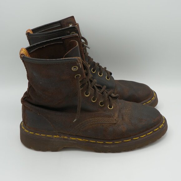 Vintage Dr. Martens Crazy Horse Boots Men\'s Size 4 (UK) main image 8
